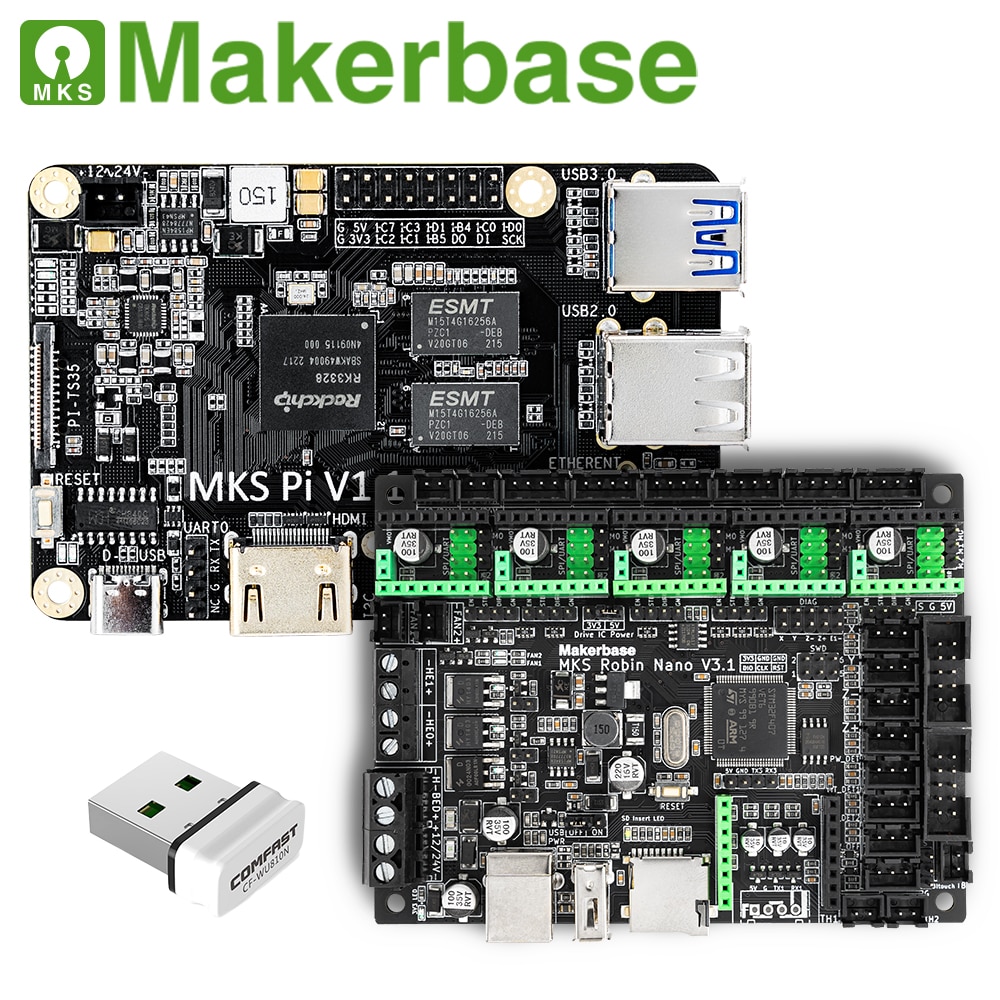 Makerbase MKS PI  ׷̵ 3D , Ŭ  HDMI ġ ũ, Ender3 Voron SKR NANOVS Raspberry Pi